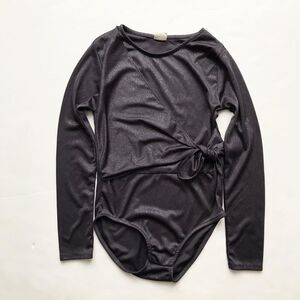 Zara sparkly ribbed bodysuit  EUC 13/14Y